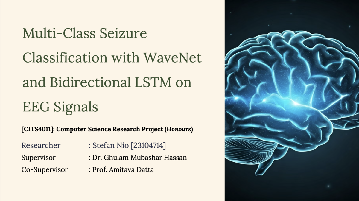 Honours Research Thesis — Seizure Classification (EEG)